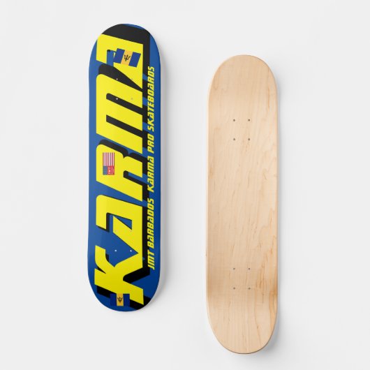 KARMA JMT BARB 7 3/4" Skateboard Deck (Voorkant)