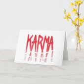 Karma Kaart (Gele Bloem)