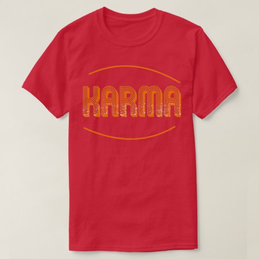 Karma Karma Bus Driver Good Karma Bad Karma T-shirt (Design voorkant)