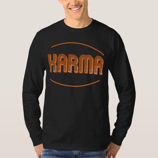 Karma Karma Bus Driver Good Karma Bad Karma T-shirt (Voorkant)