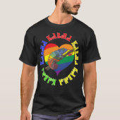 Karma Karma Regenboog Kameleon Hart T-shirt (Voorkant)