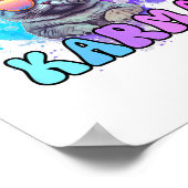 Karma kattenliefhebber Karma is mijn vriend wrede  Poster (Hoek)