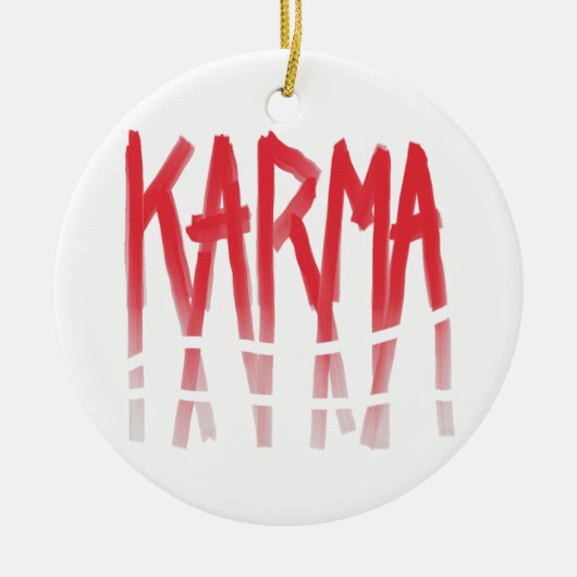 Karma Keramisch Ornament (Voorkant)