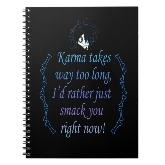 Karma (kleur) notitieboek (Voorkant)