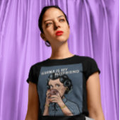 KARMA & KOFFIE RETRO VROUW GRAPPIG T-SHIRT