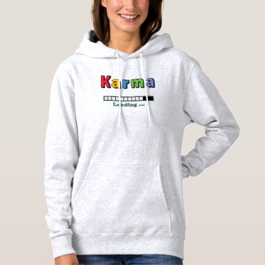 Karma laden... hoodie (Voorkant)