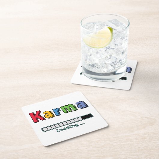 Karma laden... kartonnen onderzetters (Insitu)