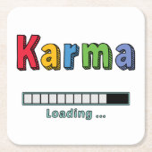 Karma laden... kartonnen onderzetters (Voorkant)