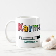 Karma laden... koffie-Mok