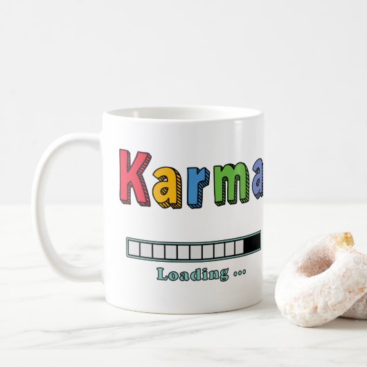 Karma laden... koffie-Mok Koffiemok (Met donut)