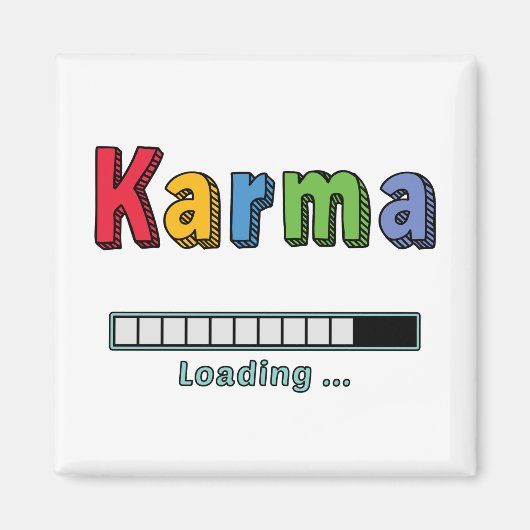 Karma laden... magneet (Voorkant)
