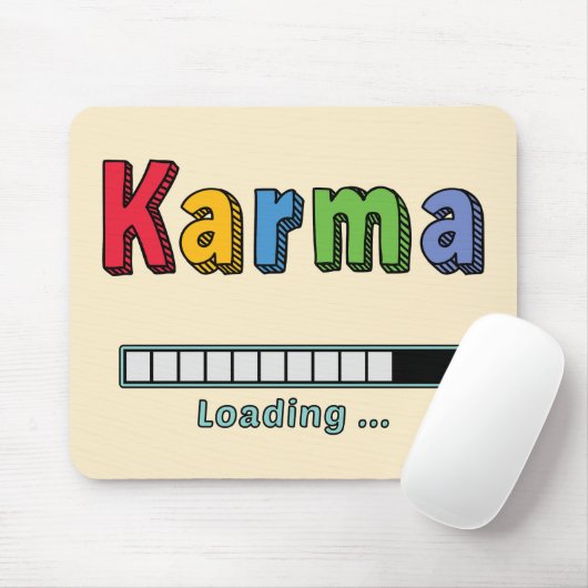 Karma laden... muismat (Met muis)