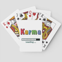Karma laden... pokerkaarten