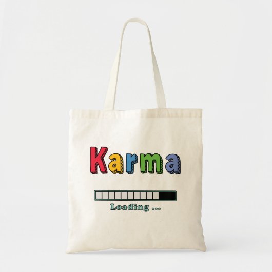 Karma Loading.. Canvas tas (Voorkant)