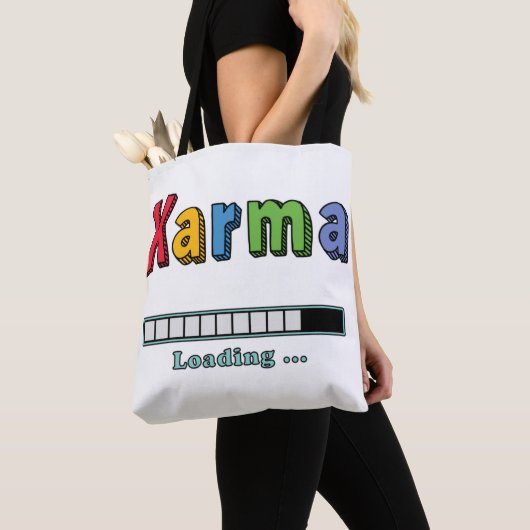 Karma Loading.. Canvas tas (Dichtbij)