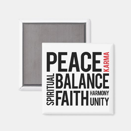 Karma Magneet (Voorkant / Achterkant)