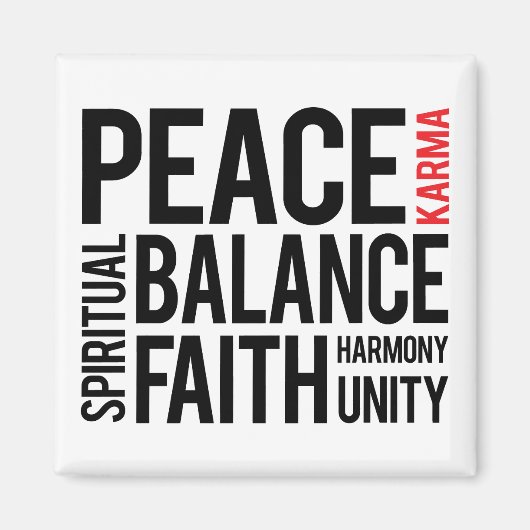 Karma Magneet (Voorkant)