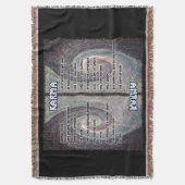 Karma Oboros Tapestry Throw Deken (Voorkant Verticaal)