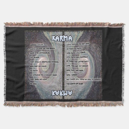 Karma Oboros Tapestry Throw Deken (Voorkant)