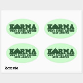 Karma Ovale Sticker (Vel)