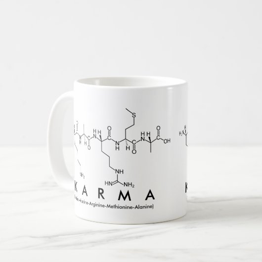 Karma peptide naam mok (Voorkant links)