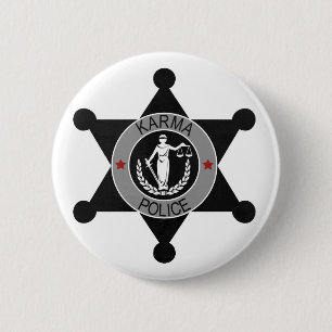 Karma Police Radiohead Ronde Button 5,7 Cm