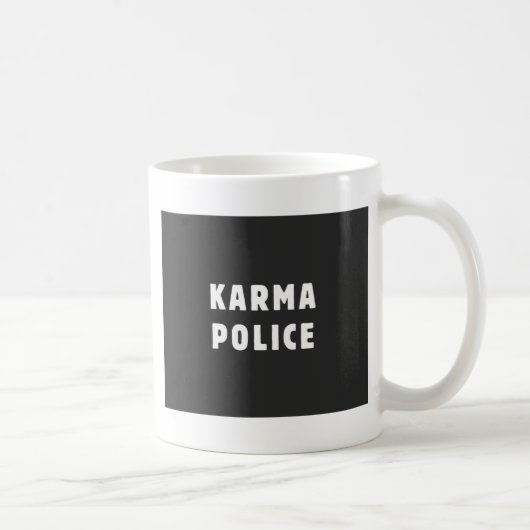 Karma politie koffiemok (Rechts)