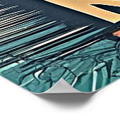 Karma Politie - Retro Whimsy in gewaagde kleuren Poster (Hoek)