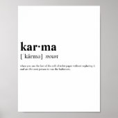 Karma Poster (Voorkant)