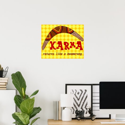 Karma poster (Thuiskantoor)