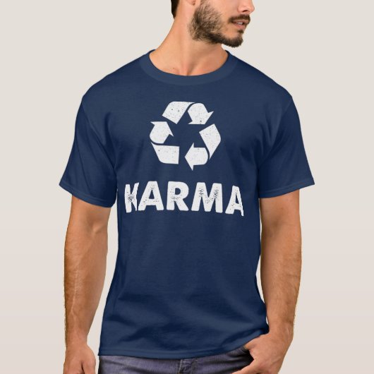 Karma Recycle Recycling T Eco Warrior Tee T-shirt (Voorkant)