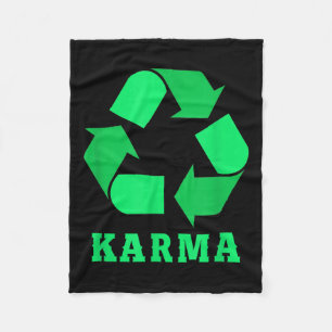 Karma Recycling Milieubescherming Klimaat P Fleece Deken