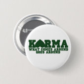 Karma Ronde Button 5,7 Cm (Voorkant /achterkant)