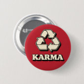 Karma Ronde Button 5,7 Cm (Voorkant /achterkant)