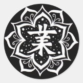 Karma Ronde Sticker (Voorkant)