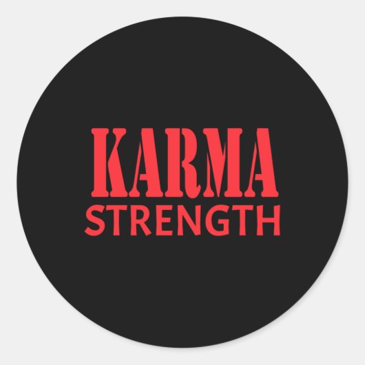 Karma Sterkte Sticker (Voorkant)