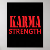 Karma Sterkte Sticker Poster (Voorkant)