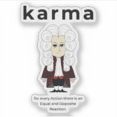 Karma. Sticker (Voorkant)