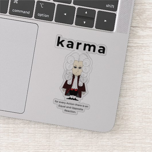 Karma. Sticker (Detail)