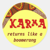 Karma sticker (Voorkant)