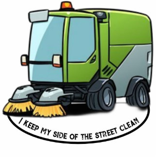 Karma straatveger fotobeeldje magneet