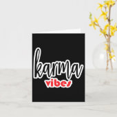 Karma Vibes Sticker Kaart (Gele Bloem)