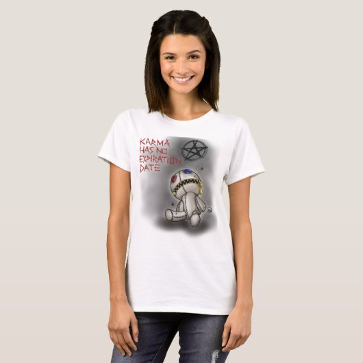 Karma Voodoo Doll T-shirt (Voorkant volledig)
