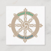 Karma Wielgedicht langs Kaarten Contactkaartje (Voorkant)