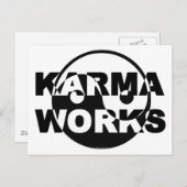 Karma Works Briefkaart (Voorkant / Achterkant)