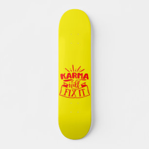 KARMA ZAL IT grappig sarcastisch grappig humoriser Persoonlijk Skateboard