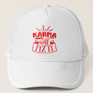 KARMA ZAL IT grappig sarcastisch grappig humoriser Trucker Pet