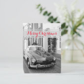 Karmann Ghia Classic Car Feestdagenkaart (Staand voorkant)