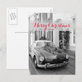 Karmann Ghia Classic Car Feestdagenkaart (Voorkant / Achterkant)