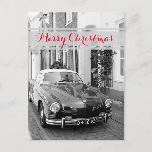 Karmann Ghia Classic Car Feestdagenkaart (Voorkant)